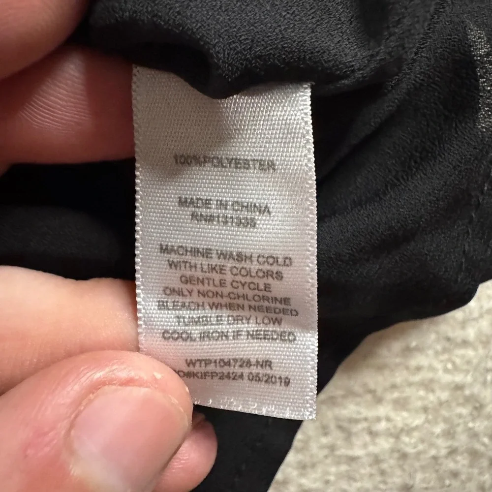 BP Camisole Top Womens XL Black Excellent V-Neck Adjustable Spaghetti Strap Tank